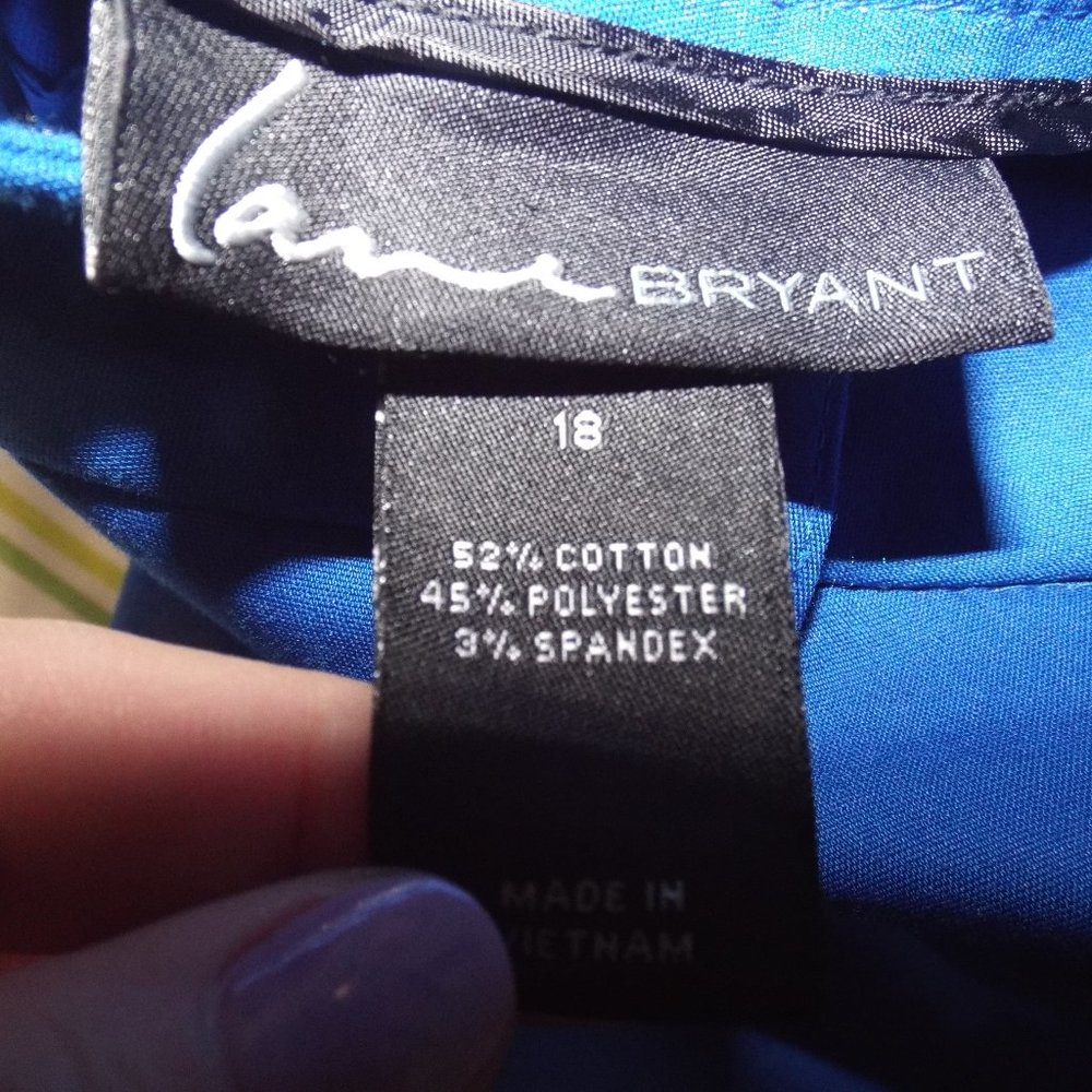 Bright Blue Work Slacks - Picture 5 of 5